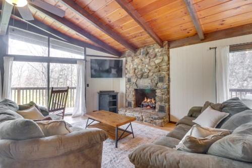 Massanutten House | McGaheysville Vacation Rental Yard and Fire Pit!