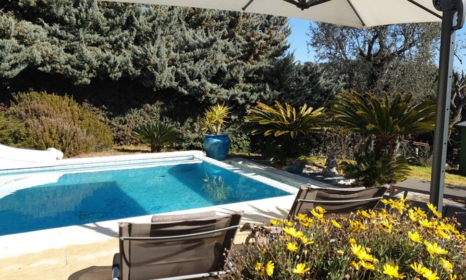 Gairaut Villa | Mediterranean villa with pool and stunning sea view