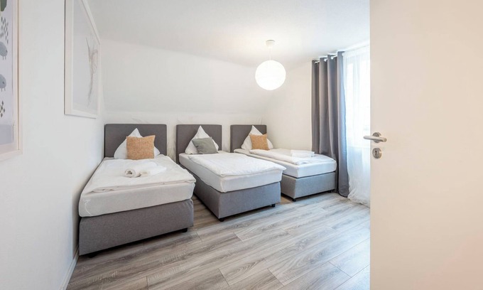 Ladenburg Apartment | Meerdesign - Box Spring - Zwischen MA und HD - Netflix - 8 Personen