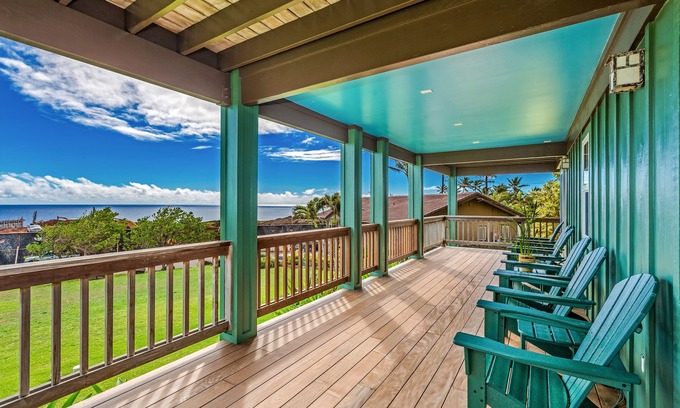 Poipu House | Mele Kai Home, AC, Ocean, Sunset Views, Near Poipu Beach