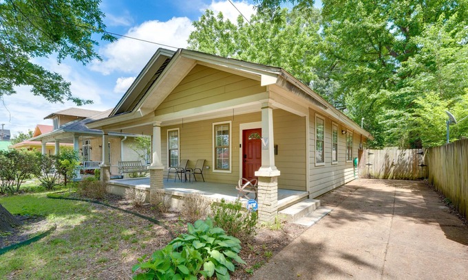 Cooper-Young Historic District House | Memphis Vacation Rental ~ 4 Mi to Downtown!