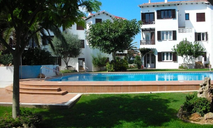 Sol del Este Apartment | Menorca: beautiful 3 bedroom ground floor apartment with superb views