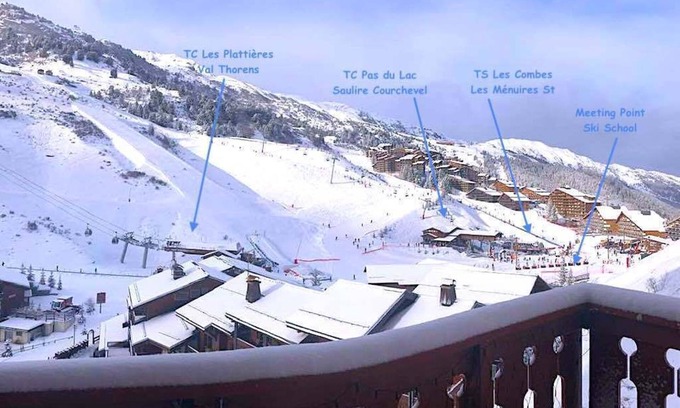 Les Allues Apartment | MERIBEL MOTTARET ALL INCLUSIVE SKI IN&OUT, LUXURIOUS DUPLEX 4 * IN PEACE, PARKIN