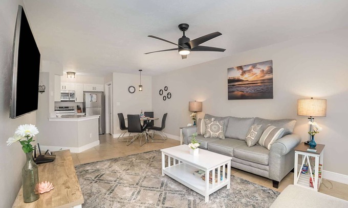 Ocean Side Village Condo | Michele · Ground Floor Beachside Condo · Half Mile from Beach