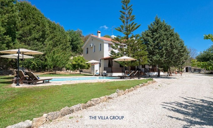 Miliou Villa | Miliou Villa, Sleeps 10 with Pool and Air Con