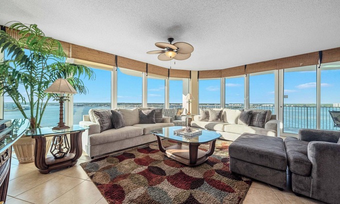 Orange Beach East Condo | MILLION DOLLAR VIEW @CARIBE, WATER VIEWS ALL AROUND, TONS OF FAMILY AMENITIES