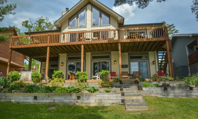 McHenry House | Million Dollar View | Lakefront + Hot Tub & Game Room!