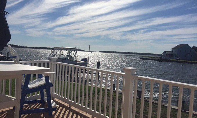 Ocean Pines House | Million Dollar View! Waterfront oasis with Ocean City skyline view!