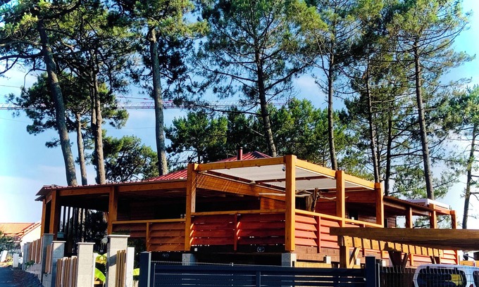 Mimizan-Plage Ski Chalet | Mimizan plage, atypical wooden chalet, perfect for a getaway!
