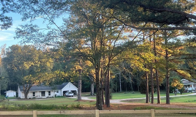 Eastabuchie Cottage | "Mini Farm" stay, Guest Cottage, 2 BD 1 Bath, Large Kitchen on 8 acres.