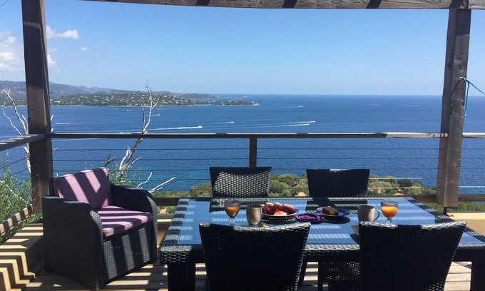 Porto-Vecchio Villa | Mini-villa VUE MER Panoramique 180°, À 5 Minutes DE LA Plage