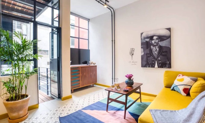 Hipodromo Apartment | Miravalle I 1 BDR Next to Parque Mexico in Condeza
