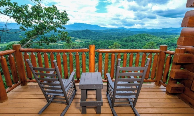 Sevierville Cabin | Misty Blue - Mountain View, Hot Tub & Pool Table