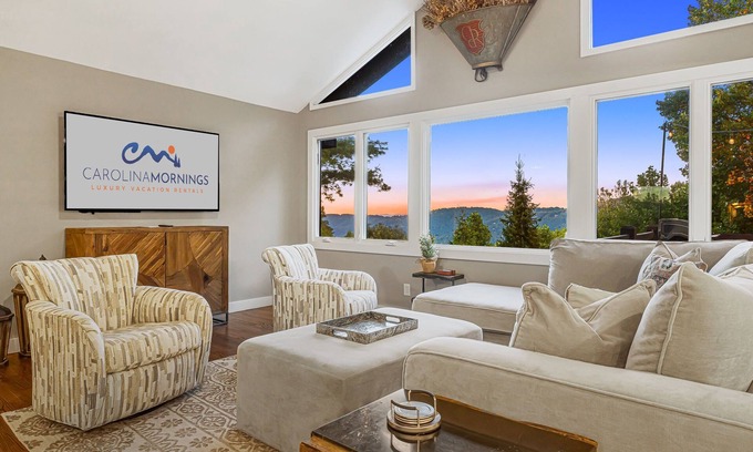 Asheville House | Misty Mountain | Views, Hot Tub, Fire Pit + Biltmore Pass Near Asheville