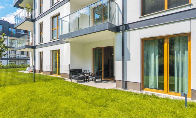 Siedlce Apartment | Mlyny Gdanskie Apartment with Terrace | Gym & Recreation Area