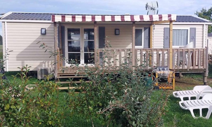 Coulanges House | Mobil Home 6 Personnes Tout Confort Camping 4 Etoiles en val de Loire