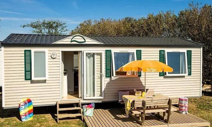 Angles House | Mobil-home | Classic | 2 Ch. | 4/5 pers. | Single terrace