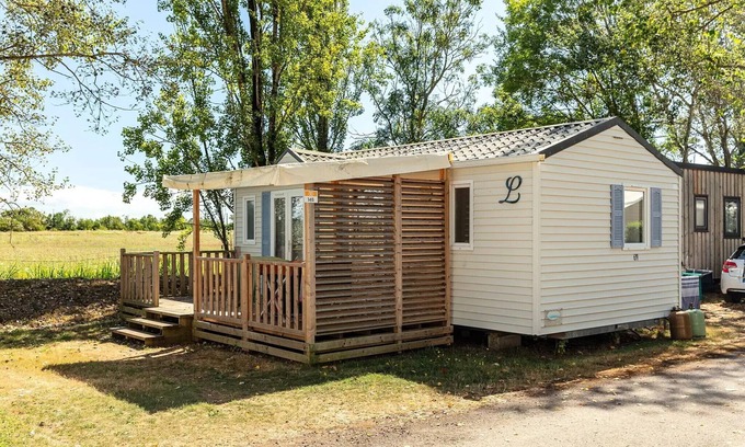 Angles House | Mobil-home | Classic XL | 3 Ch. | 6 pers. | Raised terrace | TV