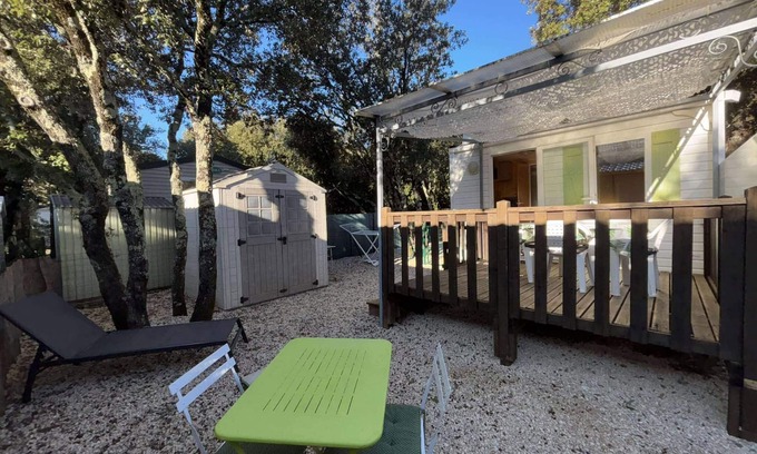 Orgnac-l'Aven House | MOBILE-HOME 1 BEDROOM WITH AIR-CONDITIONING SOUTH ARDÈCHE (07) ORGNAC-L'AVEN