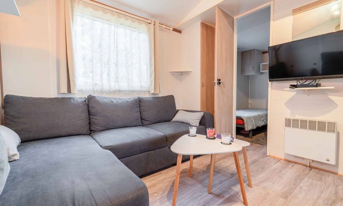 Mimizan House | Mobile home 2 bedrooms with air conditioning, terrace, and pool in Mimizan