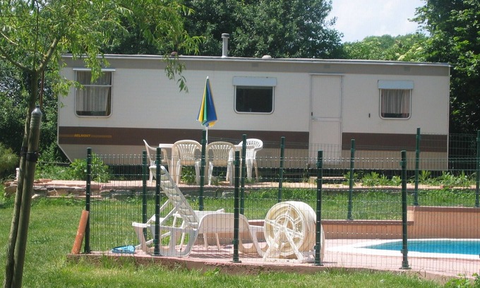 Fondamente House | Mobilehome at Camping La Mouline with swimming pool