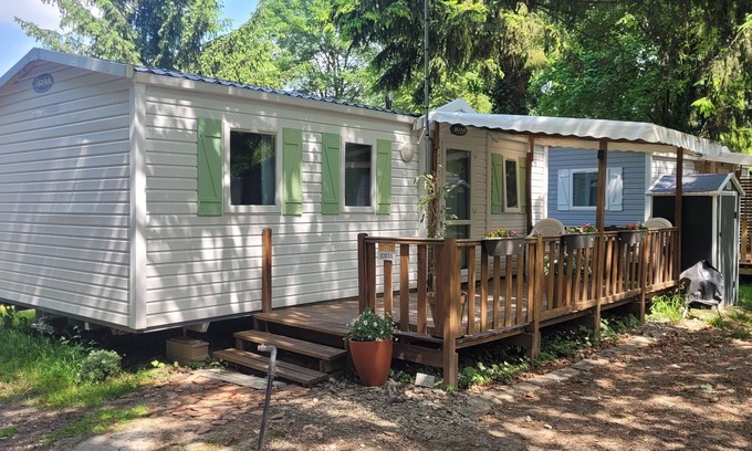 Boofzheim House | MobileHome VERONA, air-conditioned, TV, WIFI, 15 min from Europa-Park!