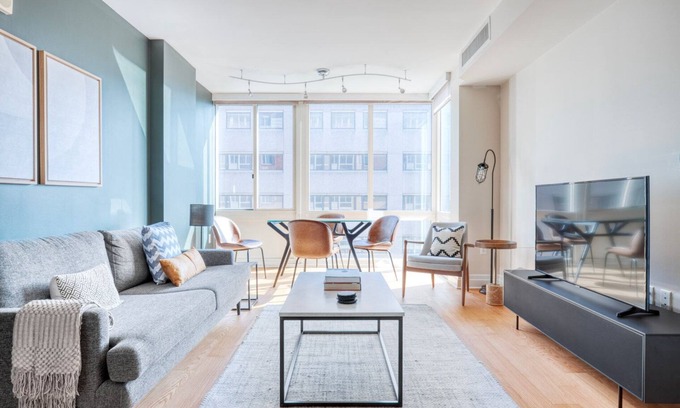 Foggy Bottom Apartment | Mod Foggy Bottom 1BR w/Gym, Pool, nr. Rock Creek Park, by Blueground