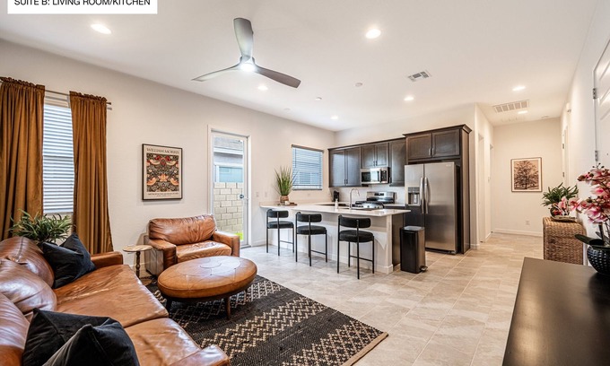 Goodyear House | Modern 1BR/1BA Casita w/Private Yard, Garage & Fast WiFi – Near Luke AFB