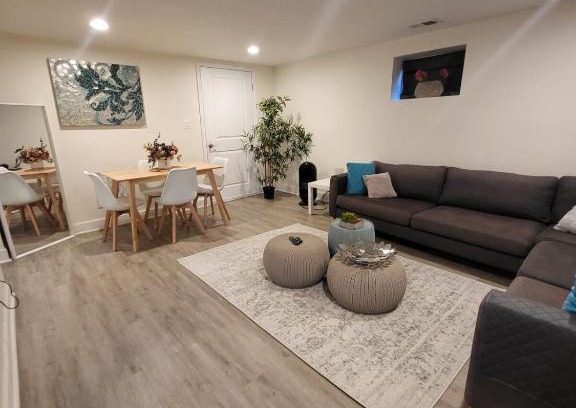 Potomac House | Modern 1BR Basement Suite