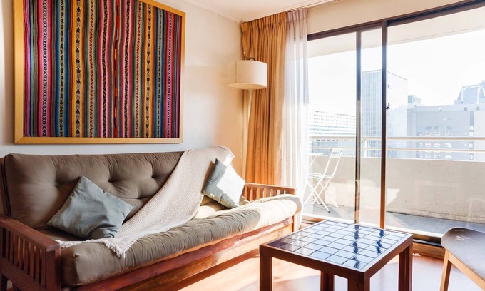 Santiago Apartment | Modern 1BR with view of the Costanera Center