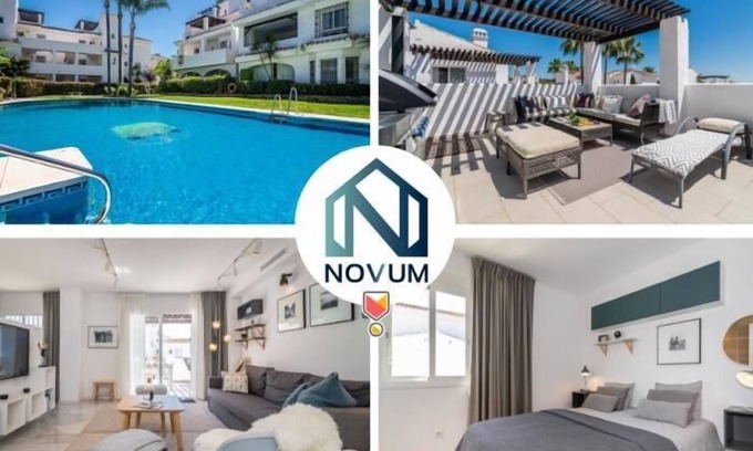 Marbella Apartment | Modern 2 Bedroom Penthouse w/Terrace, Pool BBQ