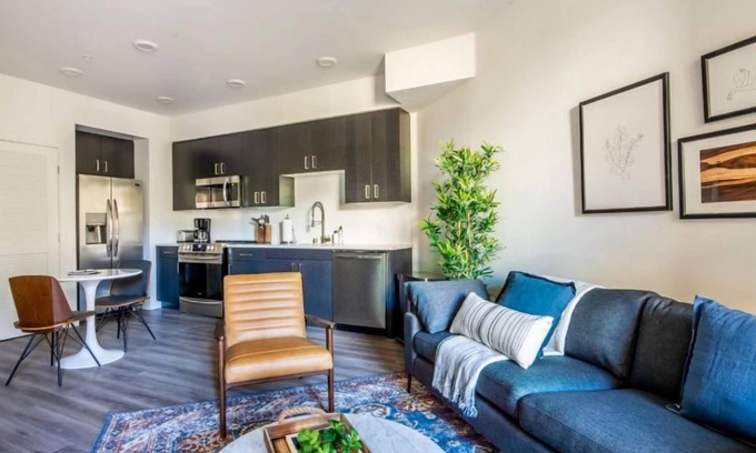 Whisman Station Condo | Modern 2-Bedroom Living at Revela w Pool