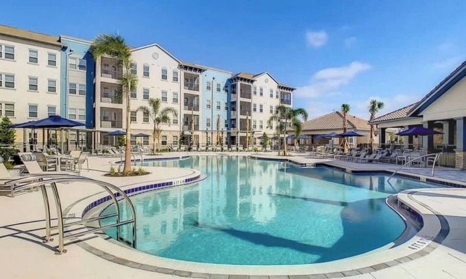 Florida Central Atlantic Coast Apartment | Modern 2BR 2BA | Gym & Pool