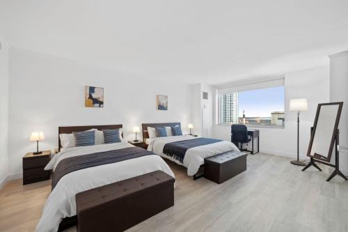 Atlantic City Apartment | Modern 2BR 3BA Condo on the Boardwalk by CozySuites