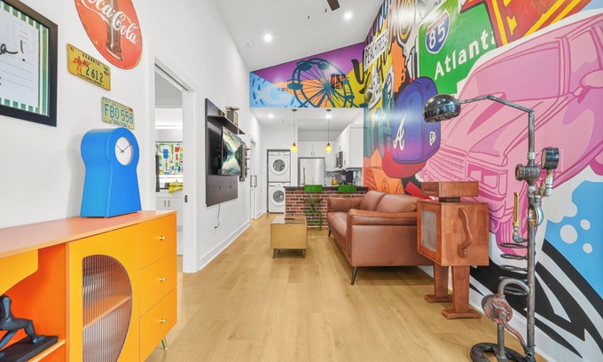 Union City House | Modern 2BR Micro Home Near ATL Airport – Cozy, Stylish, and Free WiFi