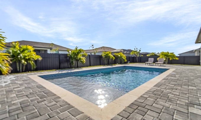 Burnt Store House | Modern 4-bed home with private heated pool, outdoor bar and grill in Cape Coral!