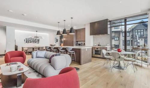 Snowmass Village Apartment | Modern Alpine Haven with Private Decks