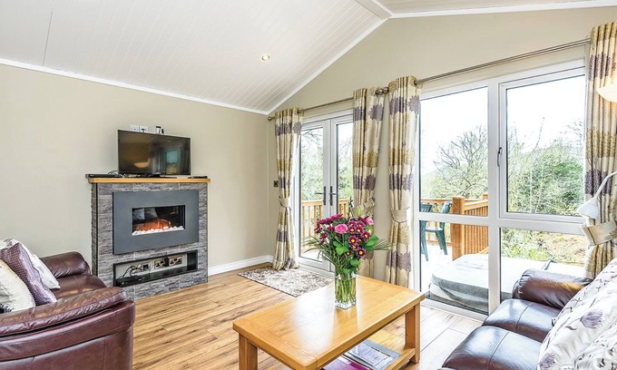 Broughton Mills House | Modern and contemporary 14ft-wide lodge style holiday home.