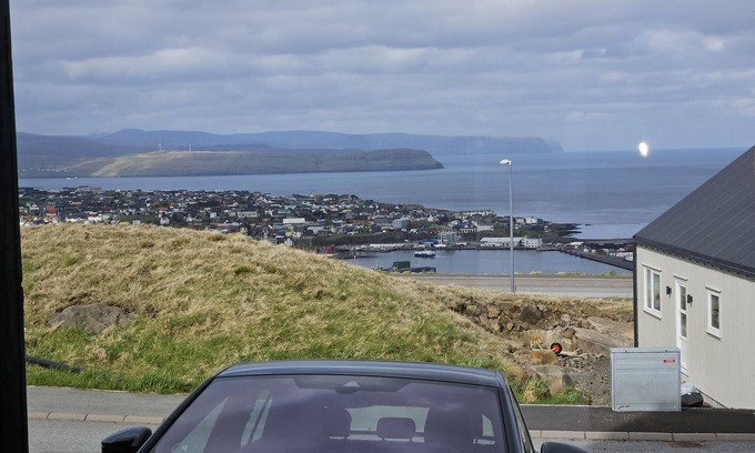Streymoy Apartment | Modern Apartment Overlooking Tórshavn Skyline
