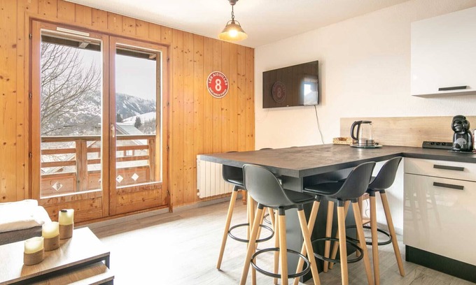 Saint-Sorlin-d'Arves Apartment | Modern apt 4 ppl with balcony, near from the ski runs