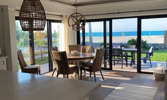 Treasure Cay Villa | Modern Beachfront Villa! Oceanfront Views w/Heated Pool in Private Community