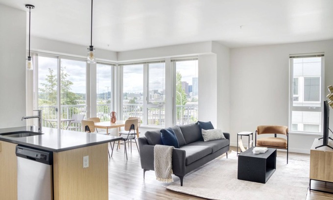 Wilburton Apartment | Modern Bellevue 2BR w/Gym & W/D, near Spring District, by Blueground