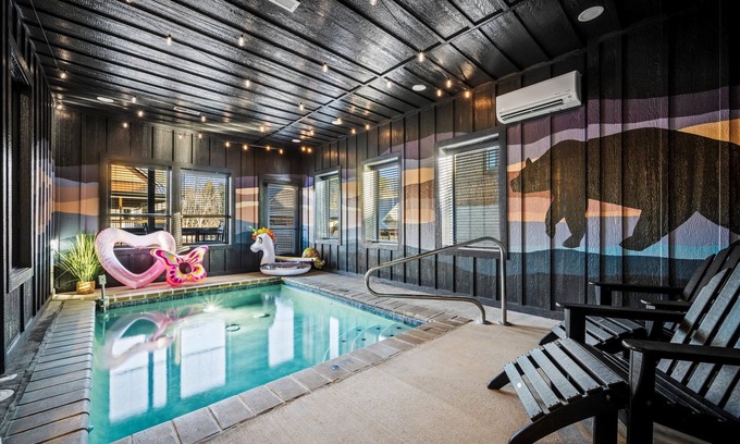 Pigeon Forge Cabin | Modern, Central Location w/Indoor Pool & Hot Tub