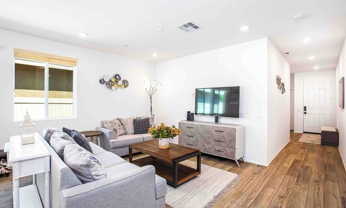 Moreno Valley House | Modern Coastal Retreat in Moreno Valley-Spacious 3BR Home W Private Patio #41378