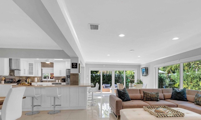 Bel Air House | Modern Coastal Style | Walk To Beach | Heated Pool | Tranquility | Ocean Mist Key | RESlDENCES