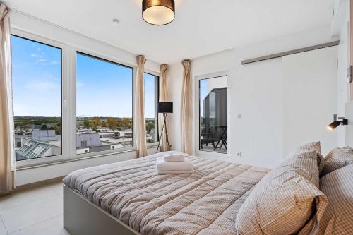 Cessange Apartment | Modern Comfort near Cloche dOr - Queen Bed and Balcony