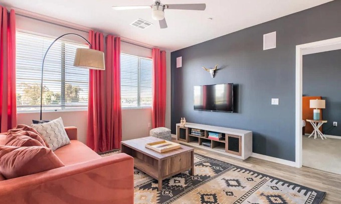 Camelback East Apartment | Modern CozySuites - paradise under the palm trees!