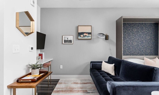 Cole-Noble District Apartment | Modern CozySuites Studio Apartment