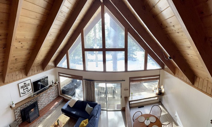 Carnelian Bay House | Modern Dog Friendly A-Frame walking distance to Lake.