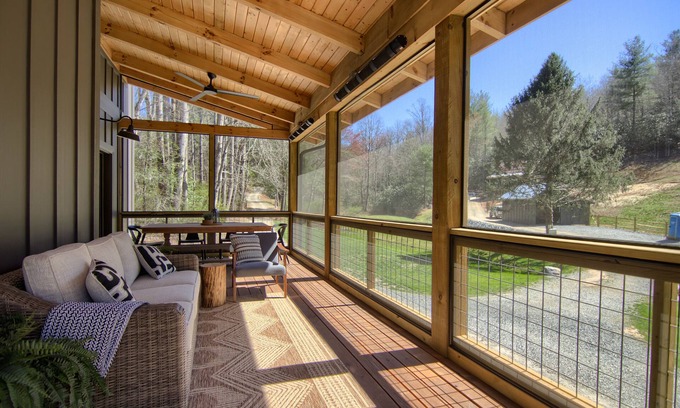 Mills River Other | Modern farmhouse close to Pisgah and Dupont Forest.
